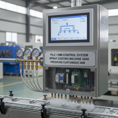 PLC/HMI-van de de Neveldeklaag van het Controlesysteem de de Machine3bar Druk paste 3mm aan