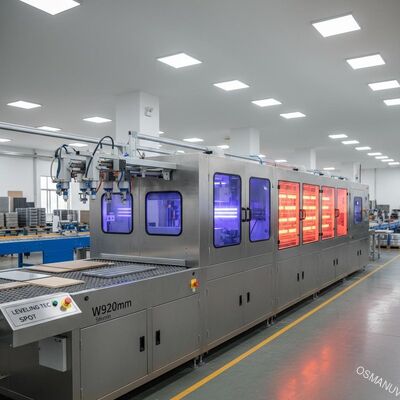 De Machine van de neveldeklaag de UV Infrarode het Drogen Minuut die van de Machinefabriek W920mm 5m Tec-Vlek nivelleren