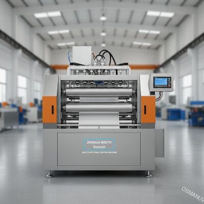 2000mm Breedte 5m/Min Multifunctional Coating Machine 3 Rollen