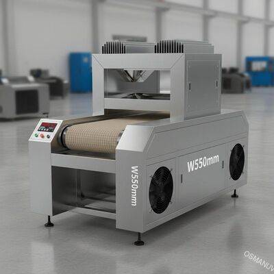 De Transportband UV Genezend Machine van 6.8KW W550mm Luchtkoelingssysteem