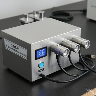 de Uv Geleide Vlek die van 5m/Min 2.15KW Systeem met 1,5 Koudgewalste Platen genezen