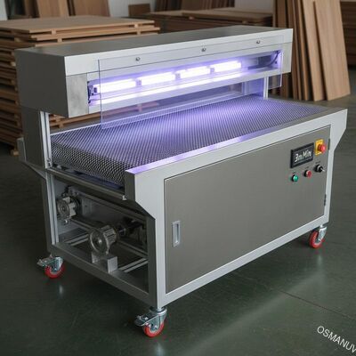 W400mm de Machine 3m/Min van Transportbandmesh width uv floor curing
