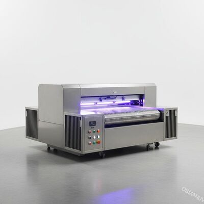 18KW 1.5mm dik Uvvloer die Machine met mesh belt genezen