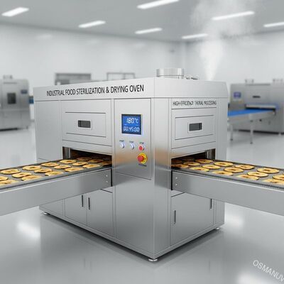 Industriële voedselsterilisatie- en droogoven | Zeer efficiënte thermische verwerking
