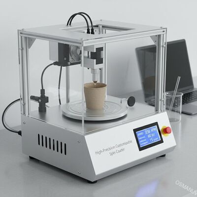High-precision customizable spin coating machine voor interne coating van pulp molding - Laboratorium Small-Scale Production Line