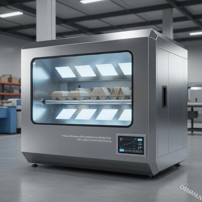 Precieze microgolfdrogmachine voor gegoten pulp.