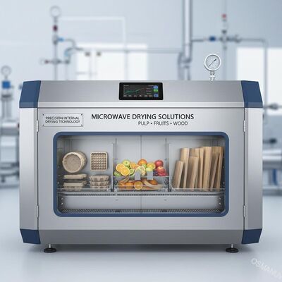 Aanpasbare oplossingen voor microgolfdrogen: precieze interne drogen voor pulpvorm, fruit en houten panelen