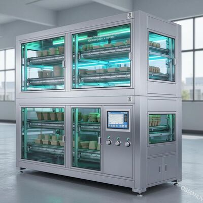 Precies gecontroleerde industriële microgolfdroger voor pulpgevormde producten - superieure kwaliteit en uniformiteit