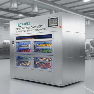 Industriële microgolf fruitdroger en kruidedroger High Efficiency & Quality Conservation