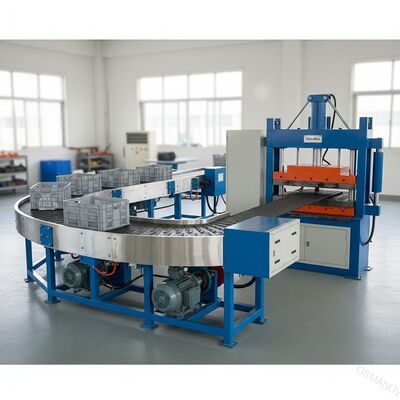10m/Min 180Degree-het Draaien Transportbandmachine/Transportband het Vulcaniseren Machine