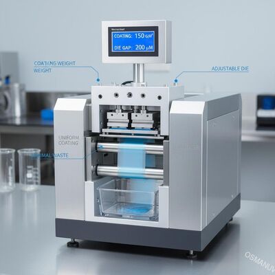 Professionele slit coating machine Uniform coating weight adjustable die Minimum waste