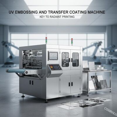 UV embossing en overdracht coating machine sleutel tot levendig drukken