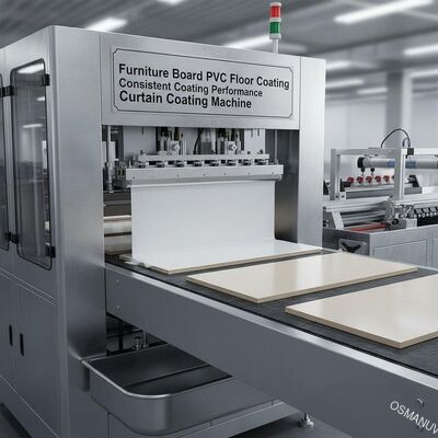 Meubelplaat PVC vloercoating Costistent coating Performance Curtain coating Machine