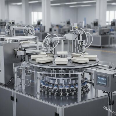 Productielijn voor roterende basis vacuumaadsorptie pulp gevormde spincoating