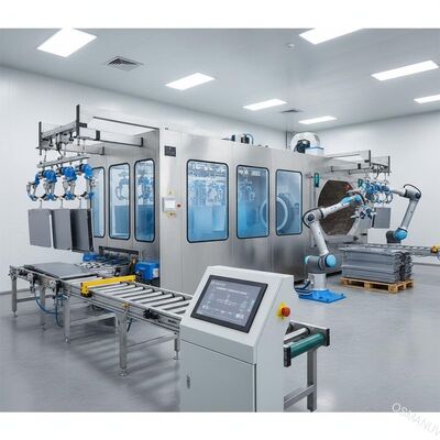 Van de de Machinenevel van de neveldeklaag de Verfproductielijn Automatische het Laden en het Leegmaken Systeemfabriek