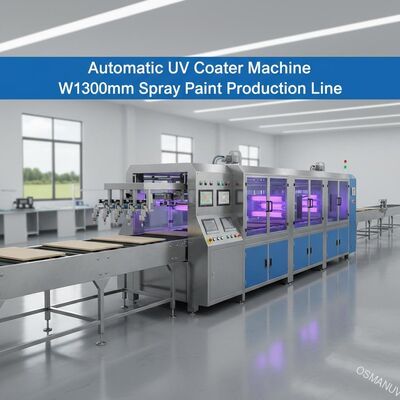 Automatische Uvcoater Machine, W1300mm-de Productielijn van de Nevelverf