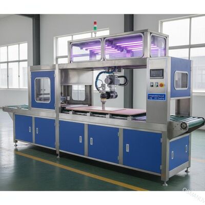 Geïntegreerde UV de Deklaagmachine 1500mm Spuitpistool 380VAC van de Raadslijn