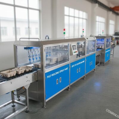 De Verfproductielijn van de pulp Vormende Nevel, Vlek Uvcoater Machine 380V 50HZ