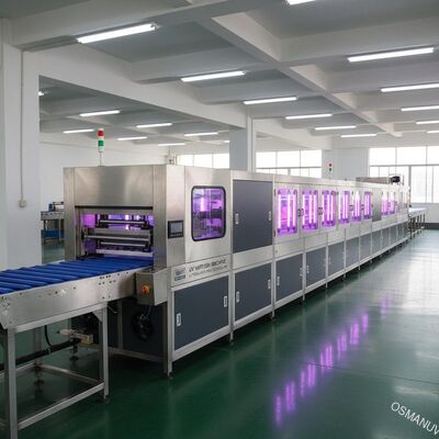 De uv van de Ultraviolette van de Vernismachine Lijn Stralendeklaag ISO9001 L10000mm