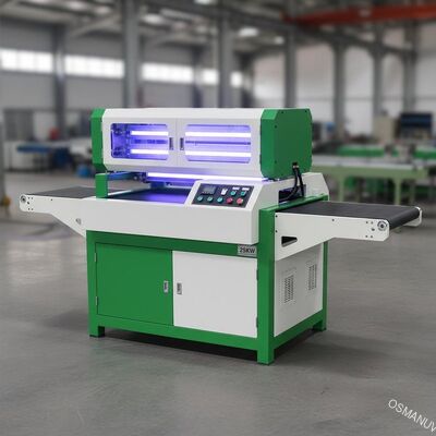 25KW 50HZ Duurzaam Twee Lampen UV Licht Curing Machine Groen En Wit
