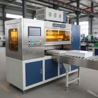 Mitsubishi-PLC Machine van de Controle4.5kw de UVdeklaag voor de Raad van het Calciumsilicaat