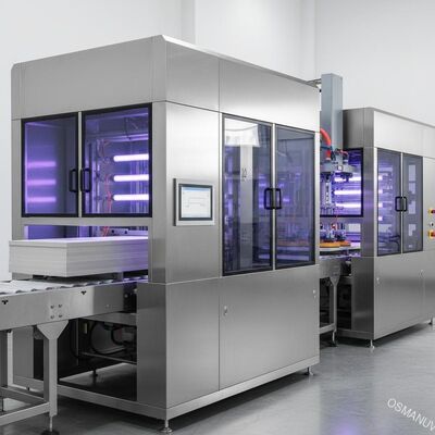 90deg het roteren van Automatische UVdeklaagmachine voor Cementhoutvezelplaat