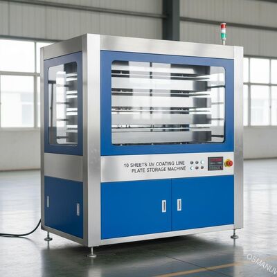 10 van de de Lijnplaat van de bladen Uvdeklaag de Opslagmachine 50HZ 2m/Min Speed