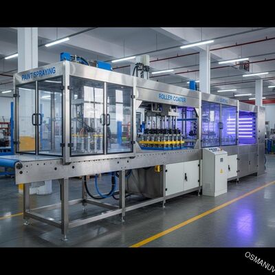 Pvc-Coater van de Transportband Uvrol/Verven met spuitbusmachine