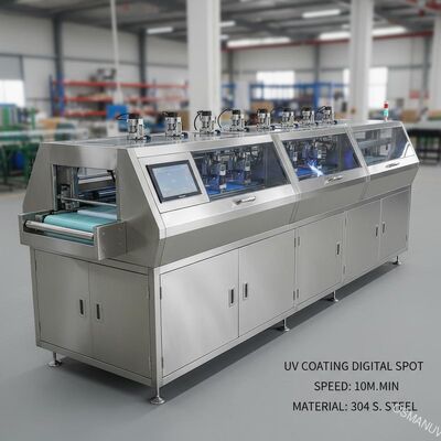 UV Digitaal de Vlek10meters/min 304 Roestvrij staal van de Deklaagmachine