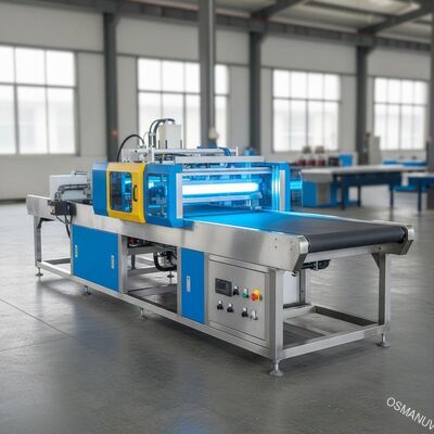 UV de Vlekcoater van de Deklaagmachine Uv het Schilderen Machine5m/min 920mm Breedte