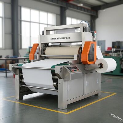 3m/Min van de de Hitteoverdracht van de 850mm Hoogtepers Roterend de Machinebroodje om te rollen