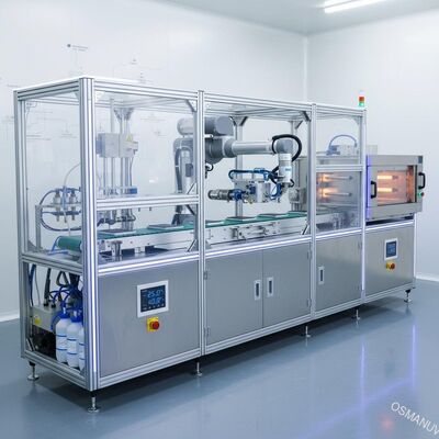 Precision Ultrasonic Spray Coating Line met Multi-Station Spray en Temperatuur & Vochtigheidscontrole
