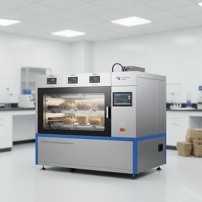 Precisie Multi-Zone Magnetron Droger met Real-time Vochtfeedback voor Hoogwaardige Pulpvorming