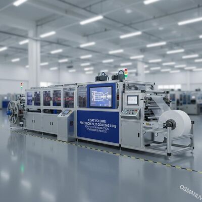 Beheersbare laagvolume Precision Slit Coating Productielijn Voor PET-film