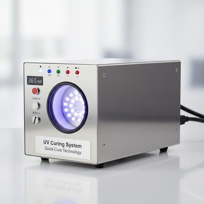 UV-hardmachine van roestvrij staal 365nm UV-lamp besturingssysteembord voor snelle harding