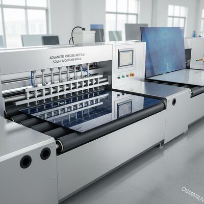 Geavanceerde precise AR-film glasrolcoating machine zonne-energie fotovoltaïsche glas, gordijnwandglas