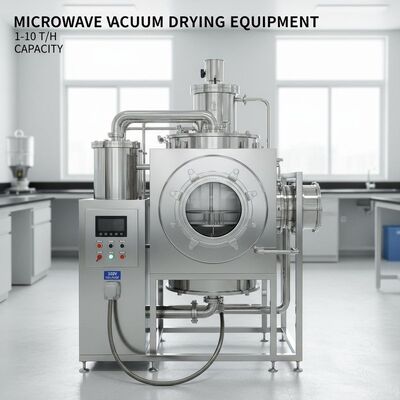 1-10T/h capaciteit Microwave vacuümdroging apparatuur - 380V Spanning