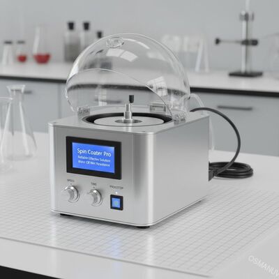 Compacte Spin Coating Machine Betrouwbare Effectieve Oplossing Water Olie Nat Weerstand