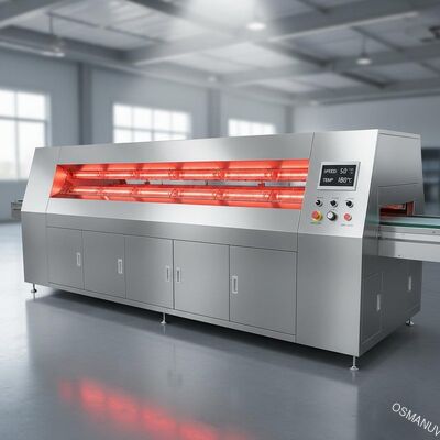 Volledig automatische snelheidsverstelbare infrarooddroger van 200 effectieve breedte