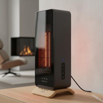 2.5 kW infraroodverwarmingstoestel met horizontale/verticale luchtstroomrichting voor verwarming