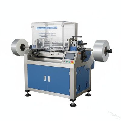 Filmlamineermachine voor lamineersnelheid 0-30 m/min en terugwikkelingssnelheid 0-100 m/min