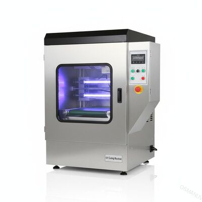 UV-hardmachine met afmetingen van 500 mm*600 mm*1000 mm en stroomvoorziening van AC220V/50HZ