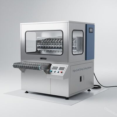 High-Speed Spray Coating Machine AC220V/50HZ Stroomvoorziening 0-3m/min Snelheid