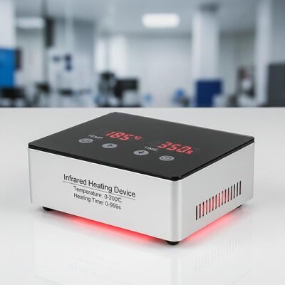 Compacte infraroodverwarming voor verwarmingstemperatuur 0-200C en verwarmingstijd 0-999s