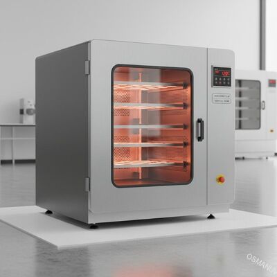 600*600*750mm infrarooddroger voor horizontale/verticale luchtstroomrichting