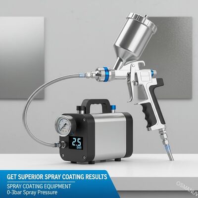 Krijg superieure spraycoatingresultaten met spraycoatingapparatuur 0-3bar spraydruk
