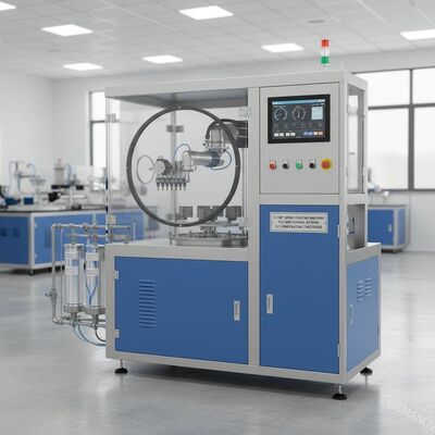 0-180° Sproei-coatingsysteem met PLC/HMI-besturingssysteem voor een coatingsdikte van 0,1-3 mm