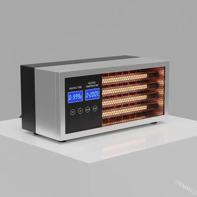 Verwarmingstijd 0-999s en verwarmingstemperatuur 0-200C Infrarooddroger