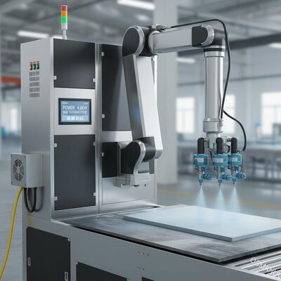 Voor stalen platen, calcium silicaatplaat 4.6KW stroomtoevoer Sproei coating machine voor langdurige coating maat aangepast