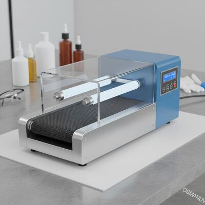 Snelheid 0-15m/min UV-hardmachine voor kleefstoffen en lijmstoffen 480 mm Effectieve blootstellingsbreedte